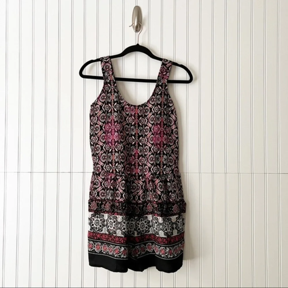 Xhilaration Womens XS Multiprint Sleeveless Romper